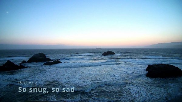 Red Any - So snug, so sad