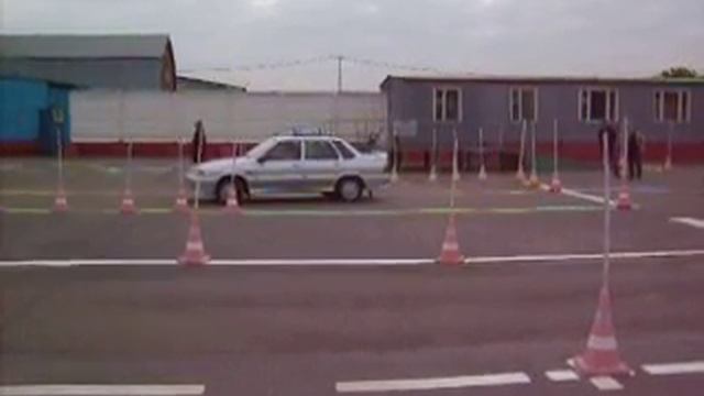 Экзамен в САО ГИБДД, площадка смотреть онлайн
