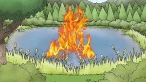 Я видел озеро в огне. Рифмы Матушки Гусыни. С. Маршак