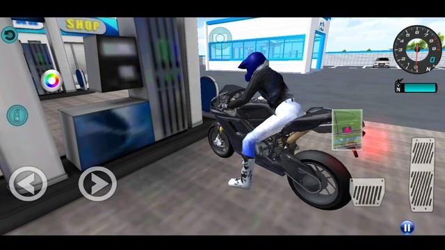 3D Driving Class Simulator #5 - Gas station Motorbike - Android Gameplay смотреть онлайн