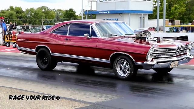 FURIOUS FASTBACK! BLOWN '67 FORD GALAXIE 500! 302CI SBF! 500 MILE DRAG WEEKEND! BYRON! смотреть онлайн