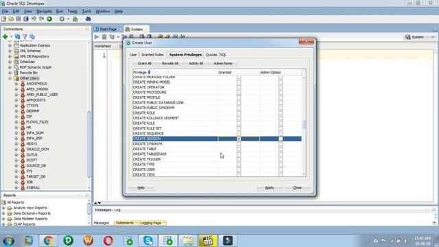 How to create user using SQL Developer in Oracle database смотреть онлайн