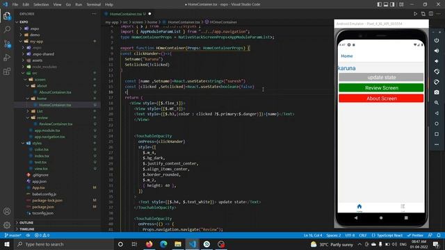 React Native Mobile App Development Tutorial | #06 useState Hooks | Expo | TFT | தமிழ் смотреть онлайн