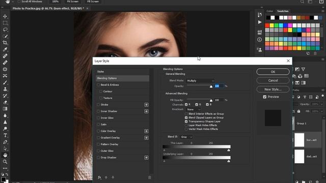 Simple Dodge & Burn Trick in Photoshop - Sculpting the Face by Dodging & Burning смотреть онлайн