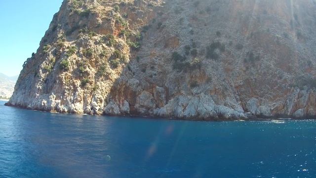 Морская прогулка в Алании Турция | Пляж Черепах | Очень красивая экскурсия смотреть онлайн