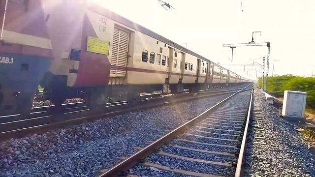 Mumbai Chennai Railway Line||Nice Train Track Sounds||Mail Express||Kacheguda Express||Freight Trai смотреть онлайн