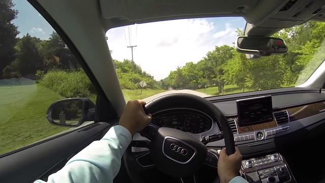 2014 Audi A8 L TDI POV Test Drive смотреть онлайн