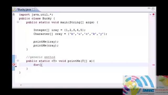 Intermediate Java Tutorial 18 Implementing a Generic Method смотреть онлайн