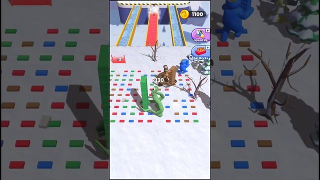 Green rainbow friends monster race to build the bridge game gameplay walkthrough смотреть онлайн