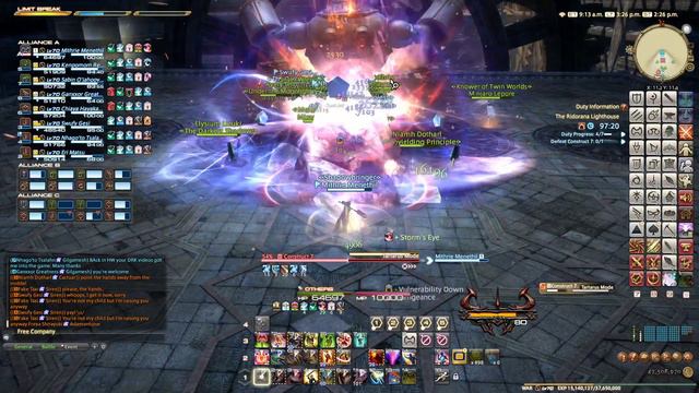 FFXIV 5.2 1431 The Ridorana Lighthouse (Warrior) смотреть онлайн
