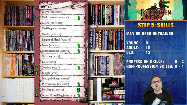 Forbidden Lands - Let's CREATE A CHARACTER for the Forbidden Lands RPG смотреть онлайн