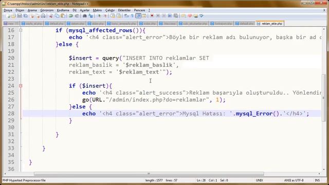 Php ile Blog Scripti Yazmak (Bölüm 9) смотреть онлайн