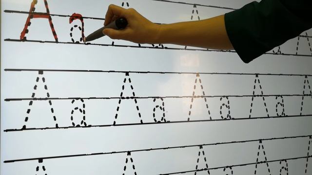 Пишем букву Аа смотреть онлайн