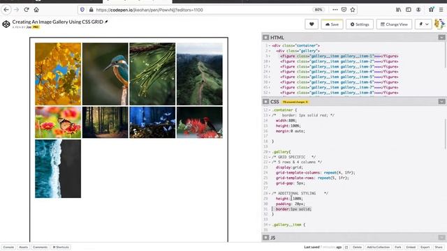 CSS Grid Image Gallery смотреть онлайн