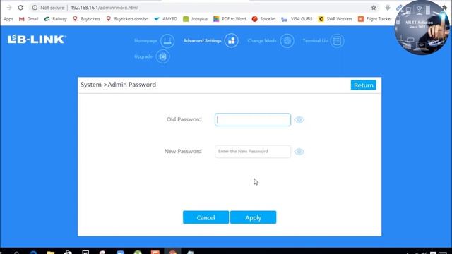 How to change lb link router admin password. смотреть онлайн