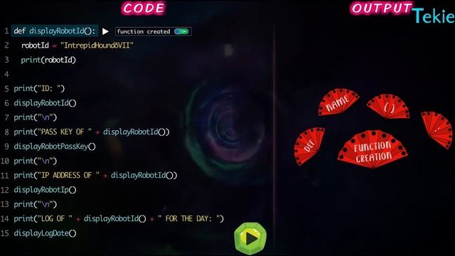 How to make functions in Python using def? Tekie Byte #93 смотреть онлайн