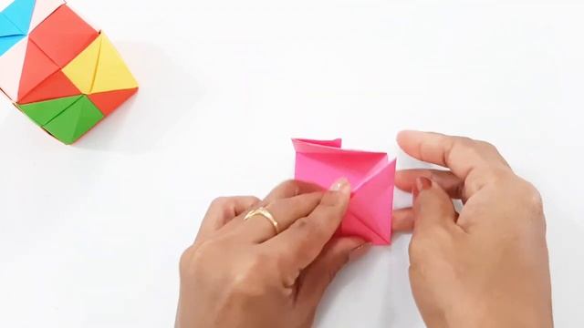 DIY Paper Cube | Origami Cube | How to make a 3D cube | How to make a paper Cube смотреть онлайн