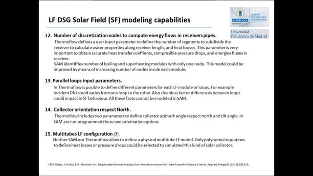 Comparing SAM and Thermoflow for Linear Fresnel Plants смотреть онлайн