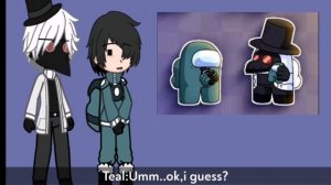 Rodamrix characters react to ships // Rodamrix Among Us // GC