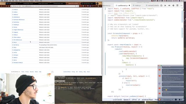 Rewriting from Showdown.js to Remark.js #TechLetterApp смотреть онлайн