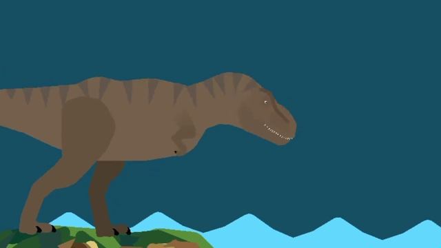 spinosaurus Vs rexy | animation battle | stick nodes смотреть онлайн