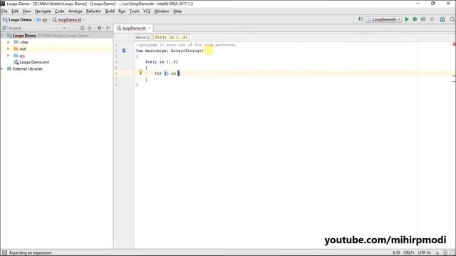 #69 Kotlin Tutorial | 6. For loop Patterns Program смотреть онлайн