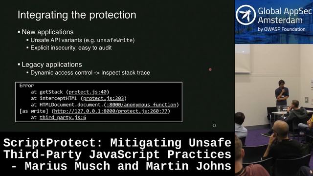 ScriptProtect: Mitigating Unsafe Third-Party JavaScript Practices - Marius Musch And Martin Johns
