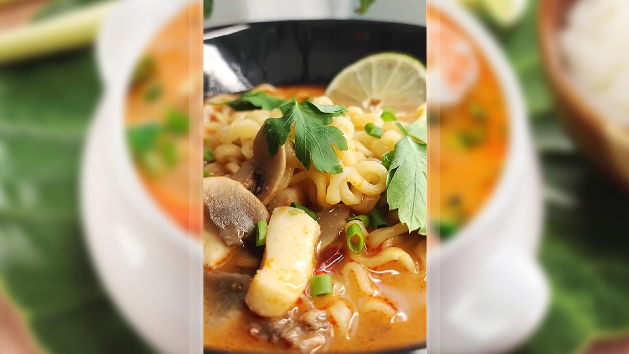 Доширак по-королевски за 5 минут | Том Ям из Дошика (