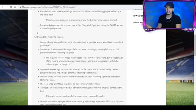 REFEREES FIXED?! SKILLS NERFED!? LATEST FIFA 21 TITLE PATCH NOTES/UPDATES #7 смотреть онлайн
