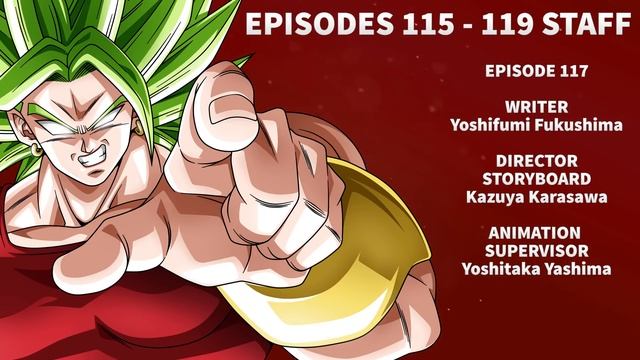 Animation Staff Revealed! Episodes 115 - 119 ~ Dragon Ball Super смотреть онлайн