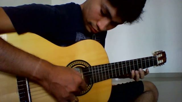 Lag Ja Gale - Woh Kaun Thi? Classical Guitar Cover смотреть онлайн