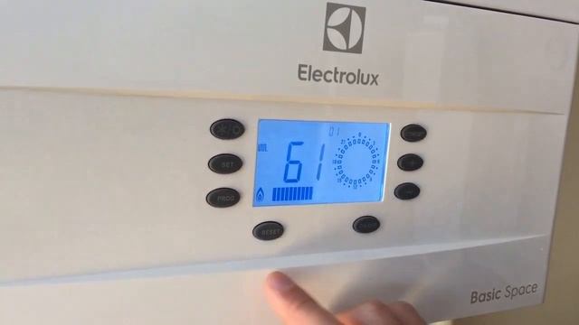 Переход в сервисный режим котёл Electrolux GCB Basic Space 24 (краткая версия) Электролюкс смотреть онлайн