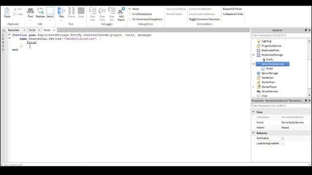 Roblox Studio - Notification смотреть онлайн
