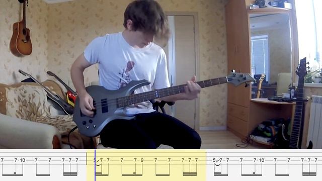 Bring Me The Horizon - Mantra (Bass & Guitar Cover + Screen Tabs) смотреть онлайн