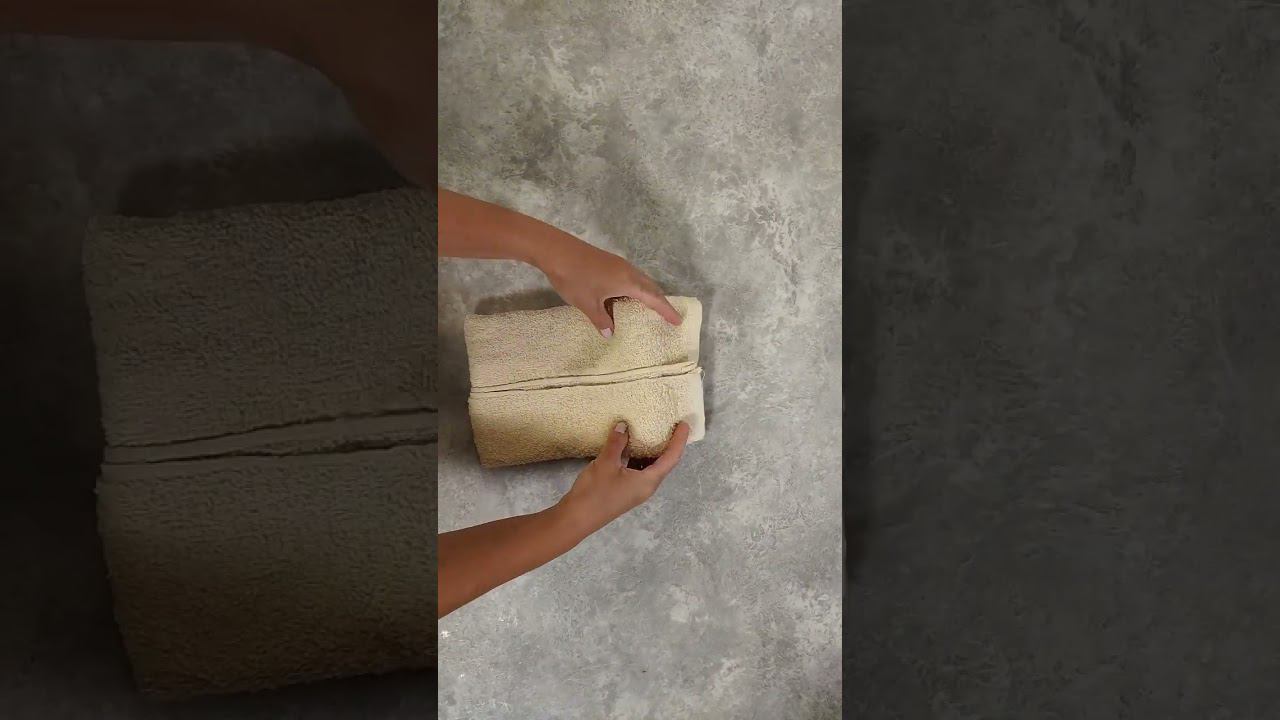 DIY How to fold a towel beautifully and quickly as a gift #diy #gift #towel смотреть онлайн