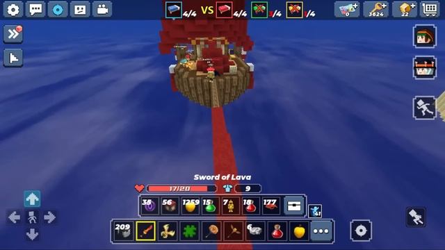 GOT NEW HELMET AND AXE AND SWORD in blockman go bed wars FUNNY MOMENTS смотреть онлайн