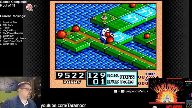 Taramoor Ranks the SNES Switch Online Games - Bombuzal AKA Ka-blooey Part 12 смотреть онлайн