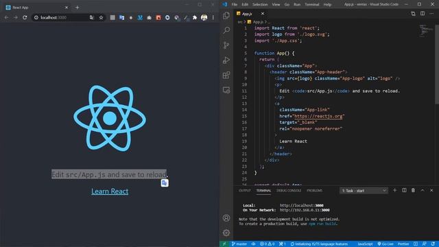 Introducción a ReactJS: 3. Entendiendo el proyecto de create-react-app смотреть онлайн
