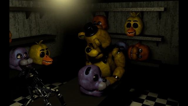 [C4D/FNaF] animation Golden Freddy Voice / Анимация ФНаФ Голос Голден Фредди в Cinema 4D. смотреть онлайн