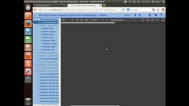 tutorial login oracle academy смотреть онлайн