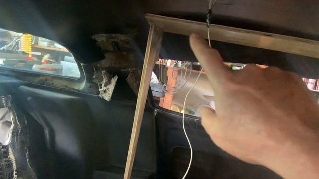 75 Camaro Headliner Install (deadman Method)  One Piece No Bows