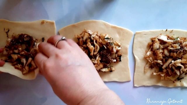 Рецепт: Самса по-узбекски , как приготовить слоеное тесто #самса смотреть онлайн