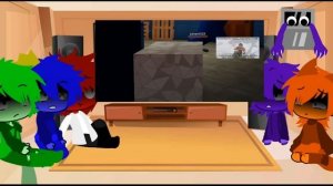 Rainbow Friends Reaction To Funny Moments Part 12 | Roblox Rainbow Friends Animation