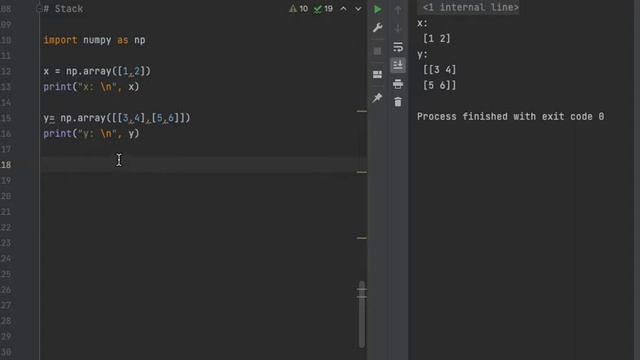 Python Numpy Package - Array Stacking смотреть онлайн