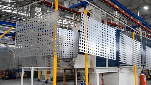 Полный цикл производства перфорированных фасадных кассет Группы компаний "Завод Стальнофф" смотреть онлайн