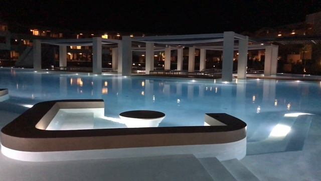 Euphoria Resort at Night Kolymbari Crete in 4K - Kreta