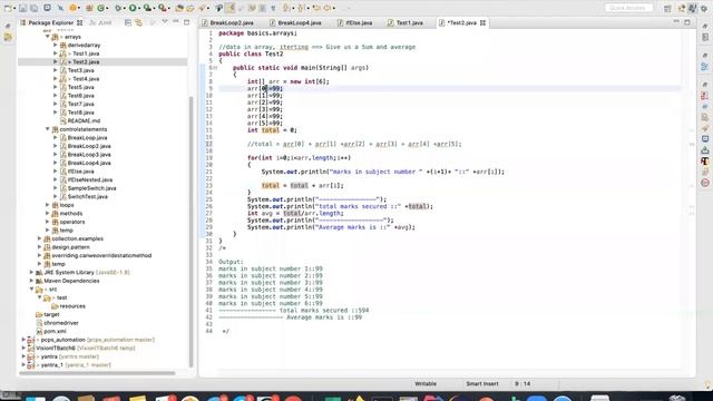 Batch 9 - Java Basics-All about Java Arrays-1D-2D- Sorting, Iterations--22nd July-2020-Part-17 смотреть онлайн