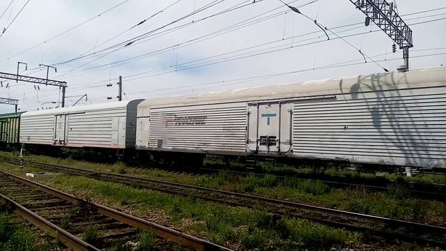 Грузовой Электровоз ВЛ80с-1542 с грузовыми вагонами Станция Алматы-1жд вокзал Хроника-КТЖ смотреть онлайн