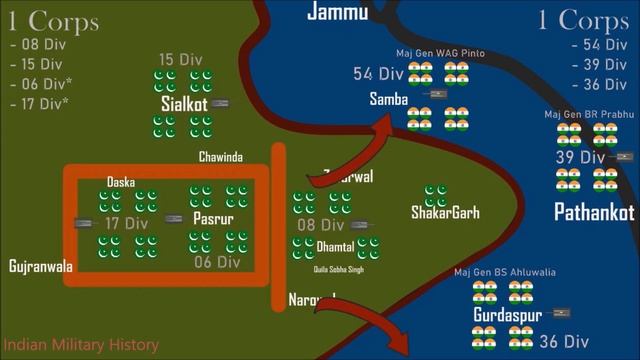 1971 India Pakistan WAR. Battle of Shakargarh - Part 1 'Planning' смотреть онлайн