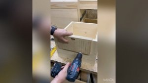 Установка ручек на фасад ящика